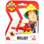 Fireman Sam Vehicule Din Metal Wallaby Rosu fotografia produsului