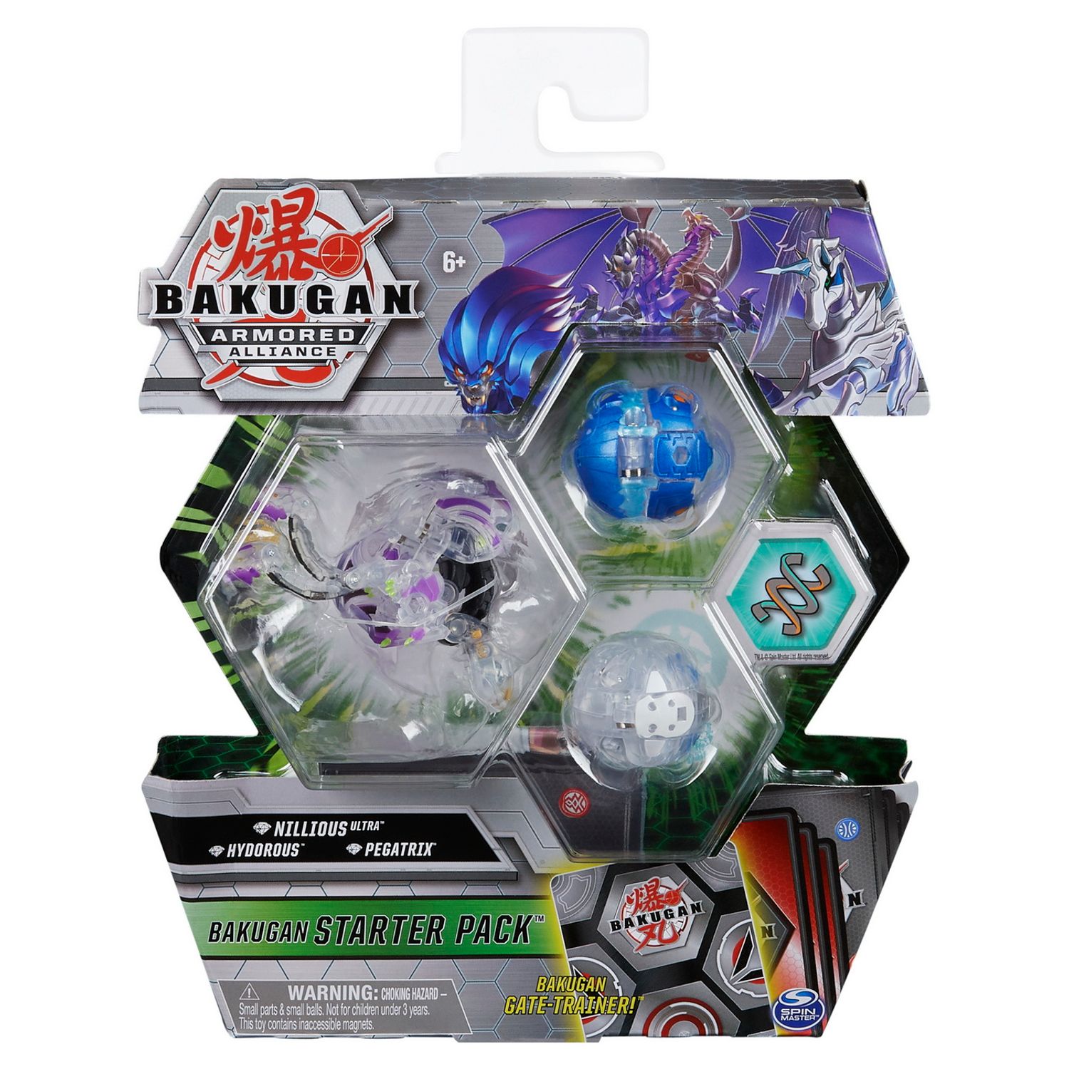 BAKUGAN S2 PACHET DE START HYDOROUS, PEGATRIX SI NILLIOUS ULTRA fotografia produsului