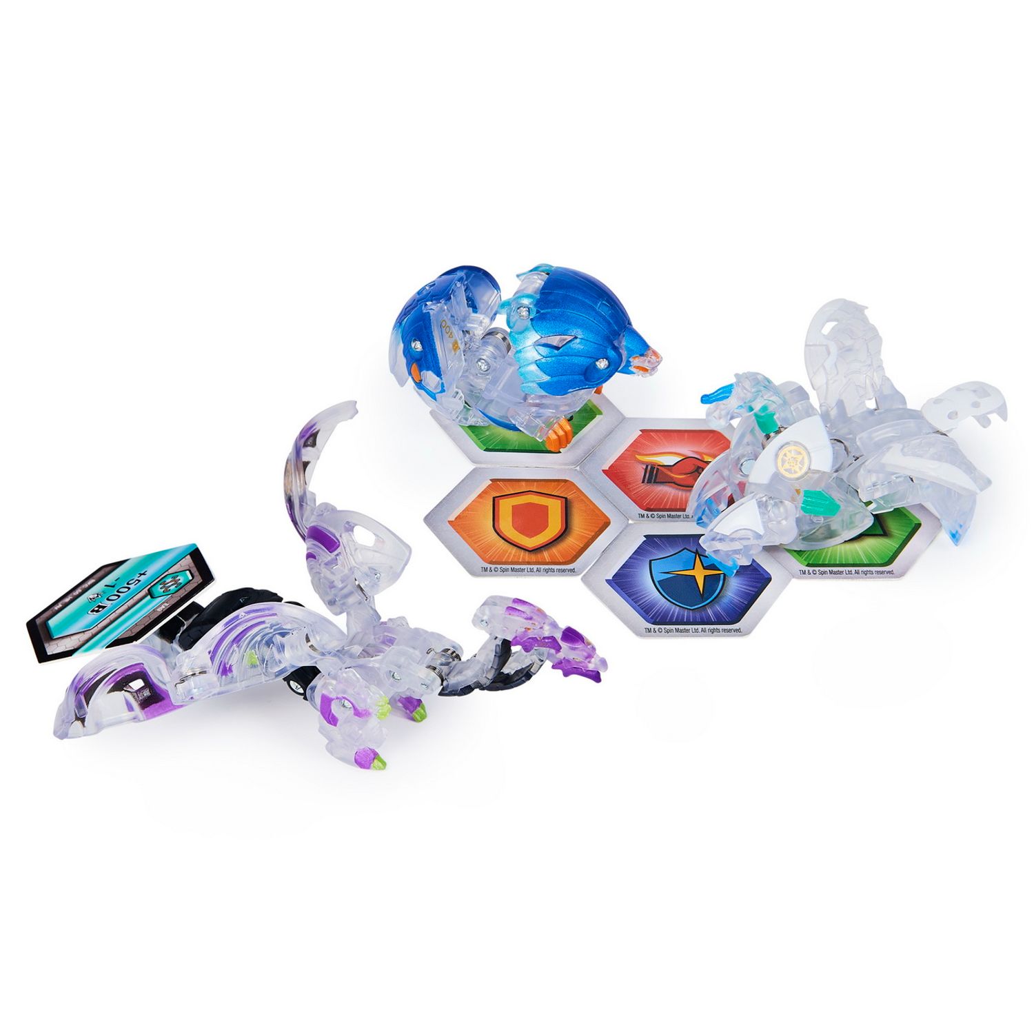 BAKUGAN S2 PACHET DE START HYDOROUS, PEGATRIX SI NILLIOUS ULTRA fotografia produsului View 3 L