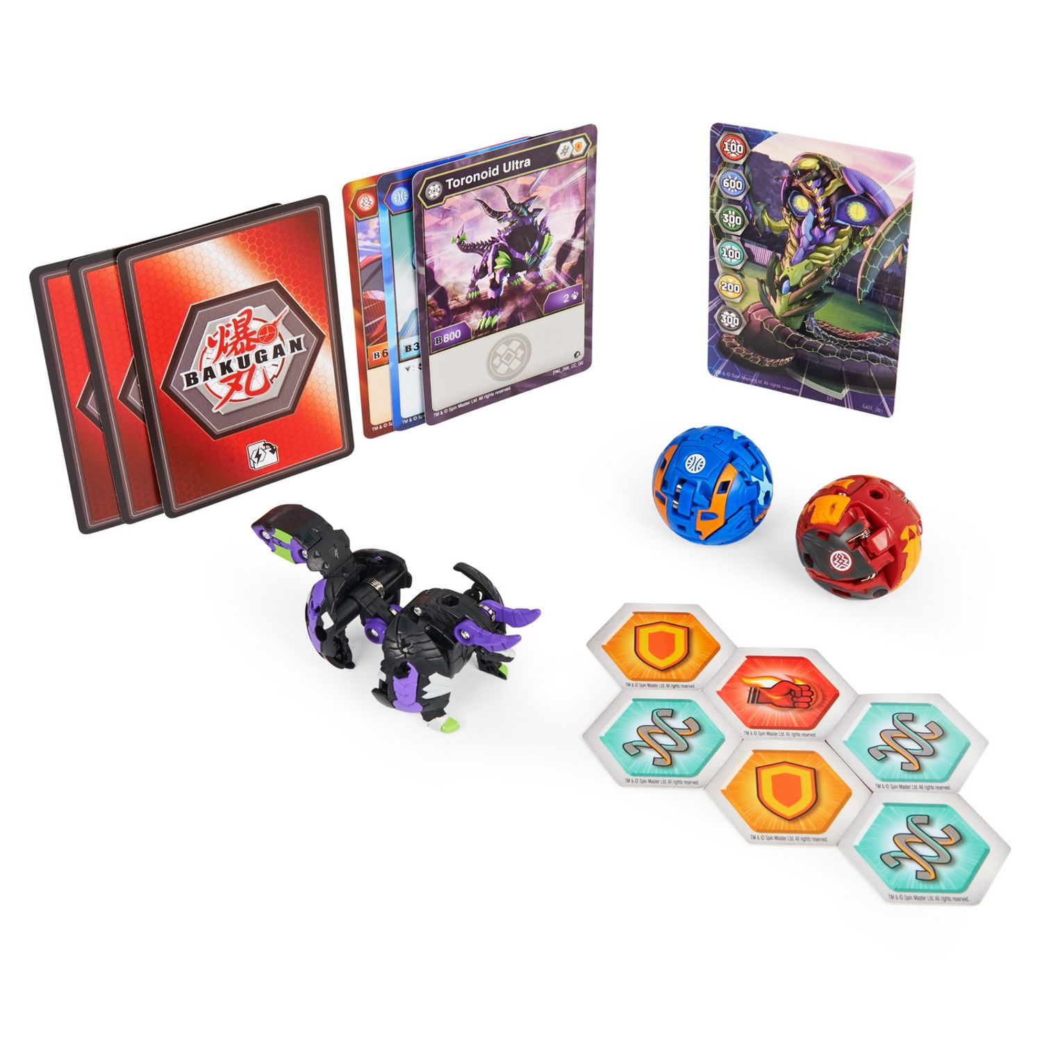 Bakugan S3 Pachet Starter Toronoid Ultra, Behemos Si Ninjiton fotografia produsului View 2 L