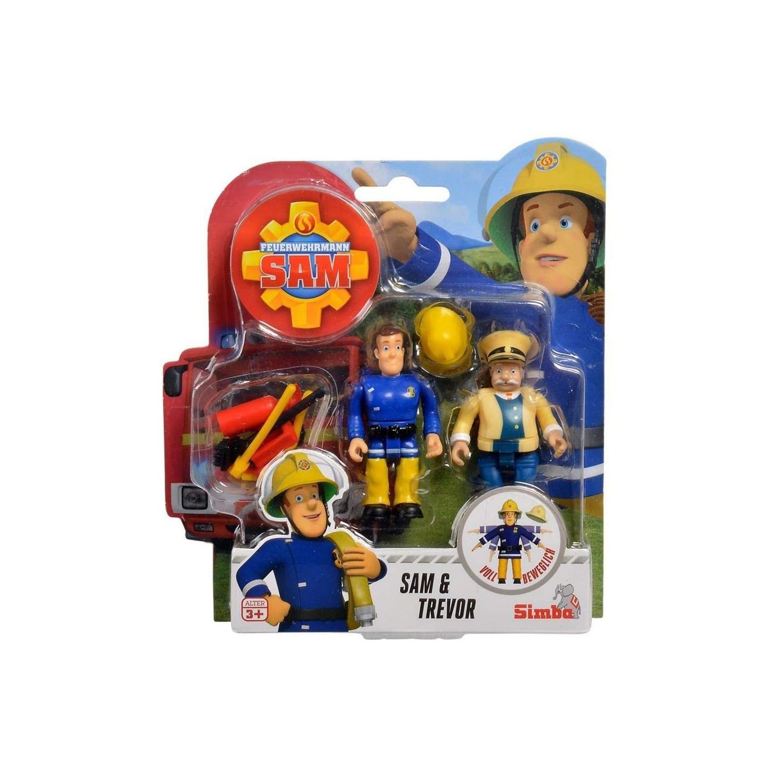 POMPIERUL SAM SET FIGURINE SAM SI TREVOR 7.5CM fotografia produsului