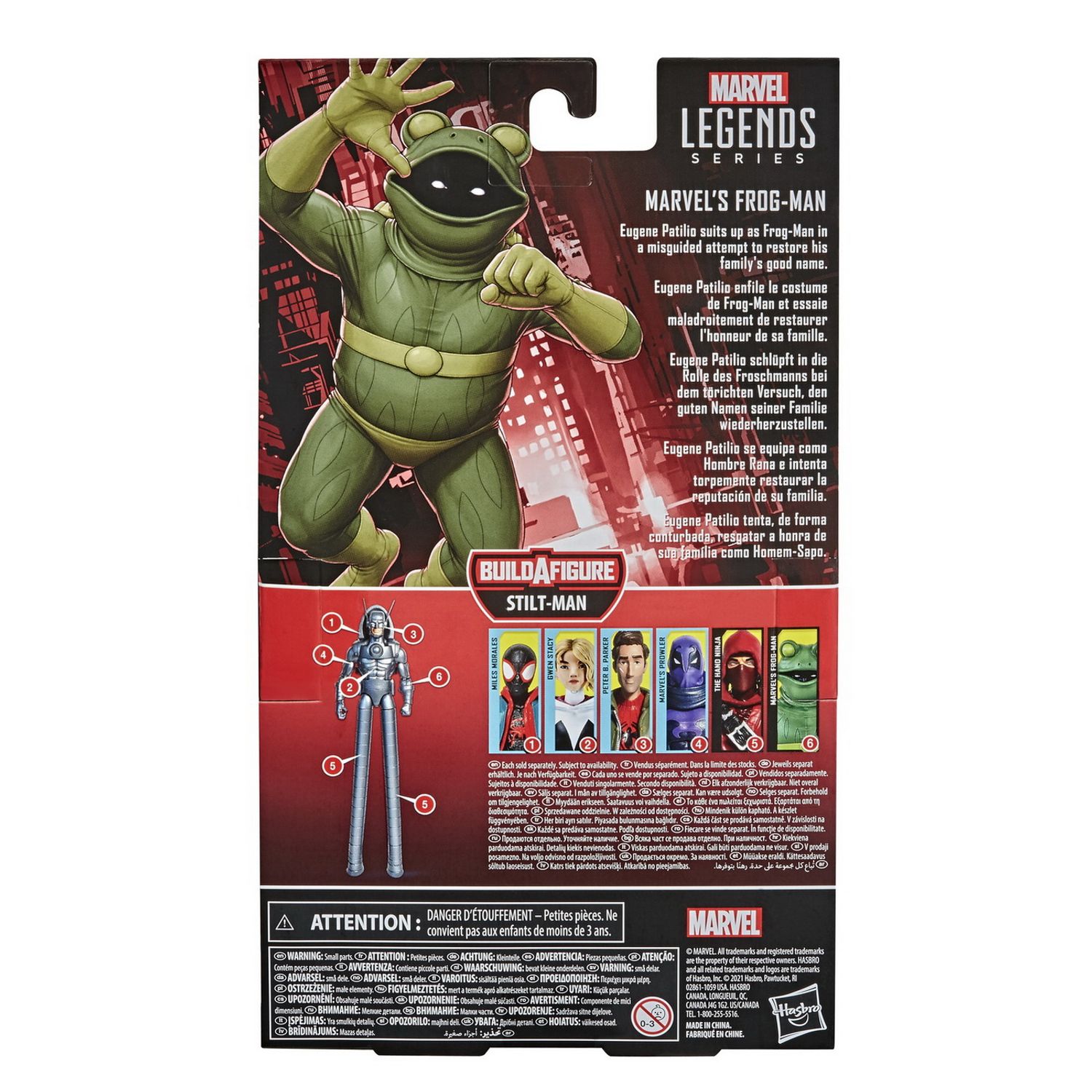 SPIDER-MAN LEGENDS FIGURINA OMUL BROASCA fotografia produsului View 7 L