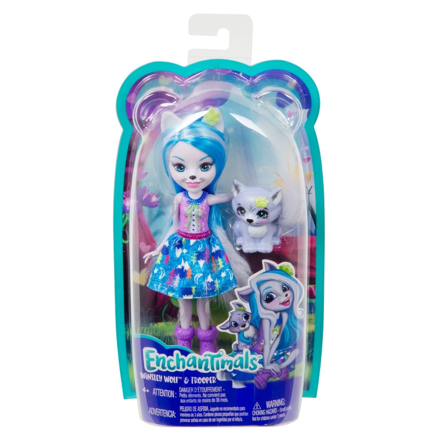 Enchantimals Papusa Winsley Wolf fotografia produsului