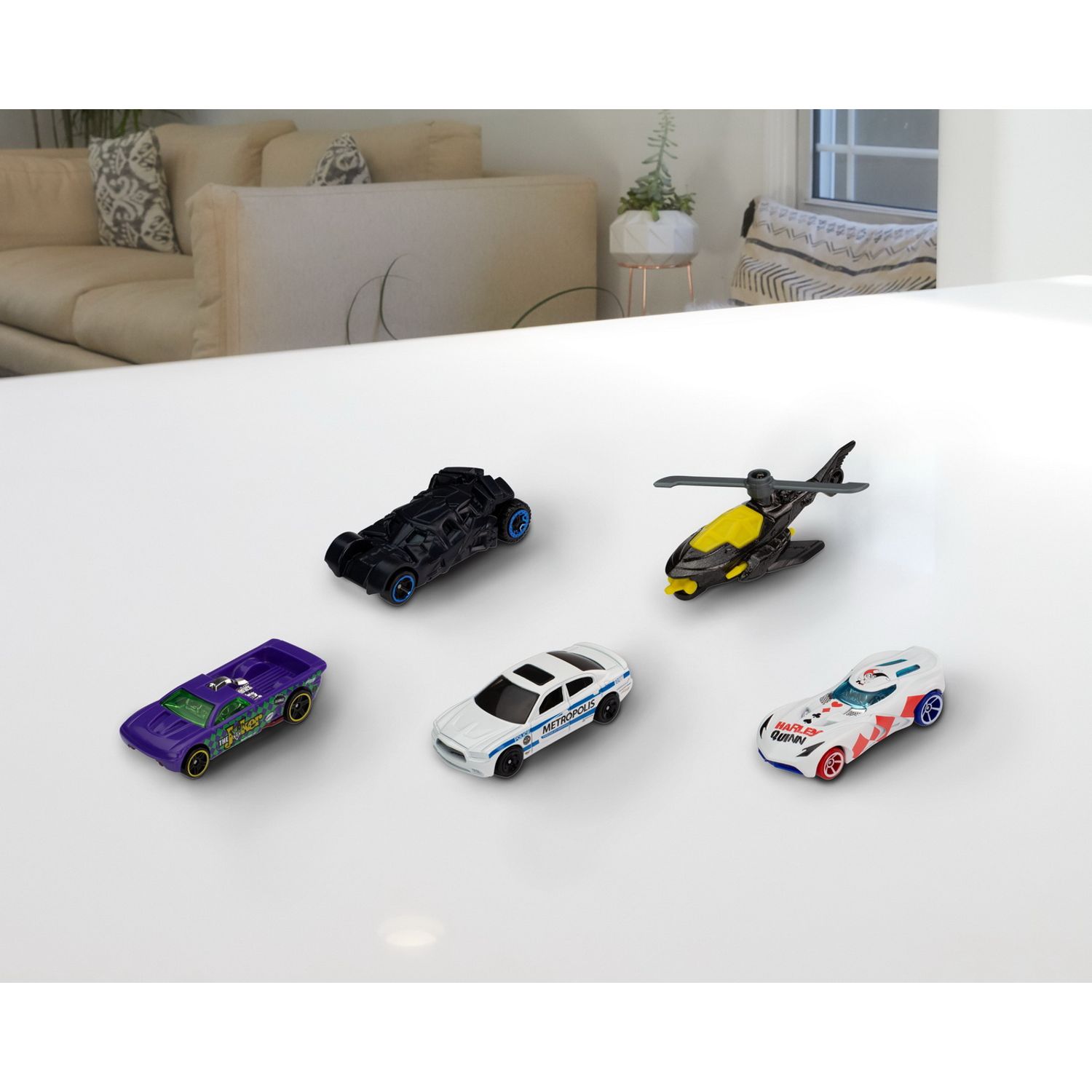 Set 5 Masini Hot Wheels Batman Mt1806_Gtn43 fotografia produsului View 8 L