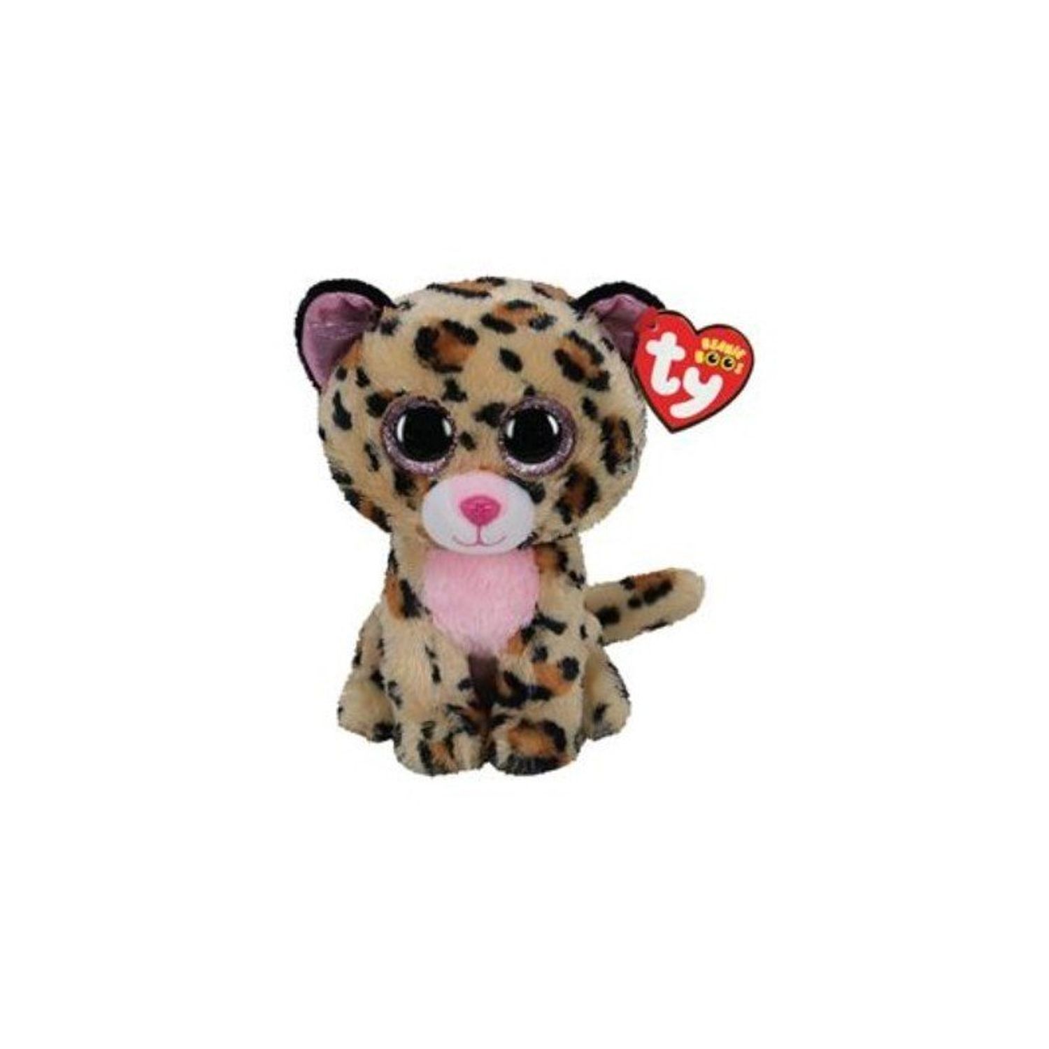 Plus Ty 15Cm Leopard Maro Roz fotografia produsului