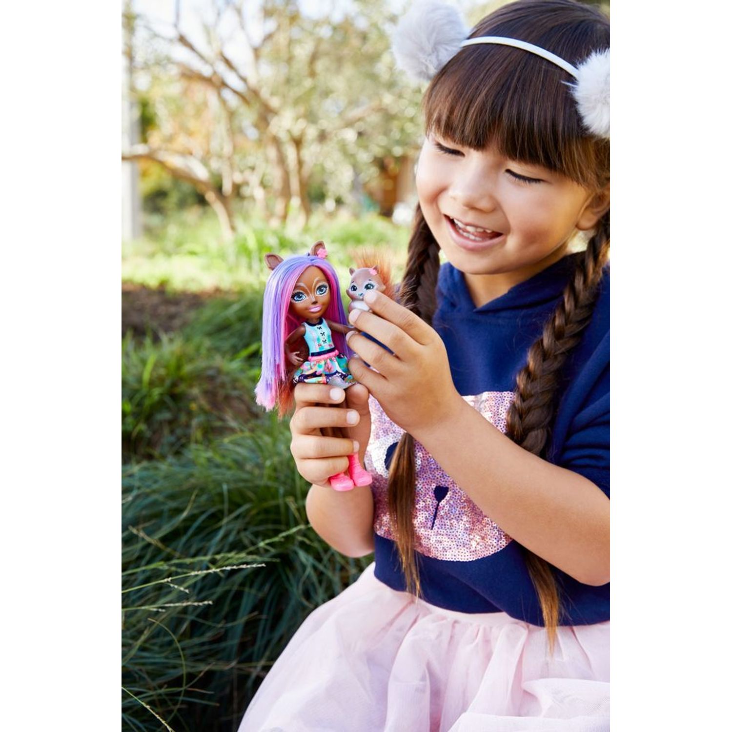 Enchantimals Papusa Sancha Squirrel fotografia produsului View 6 L
