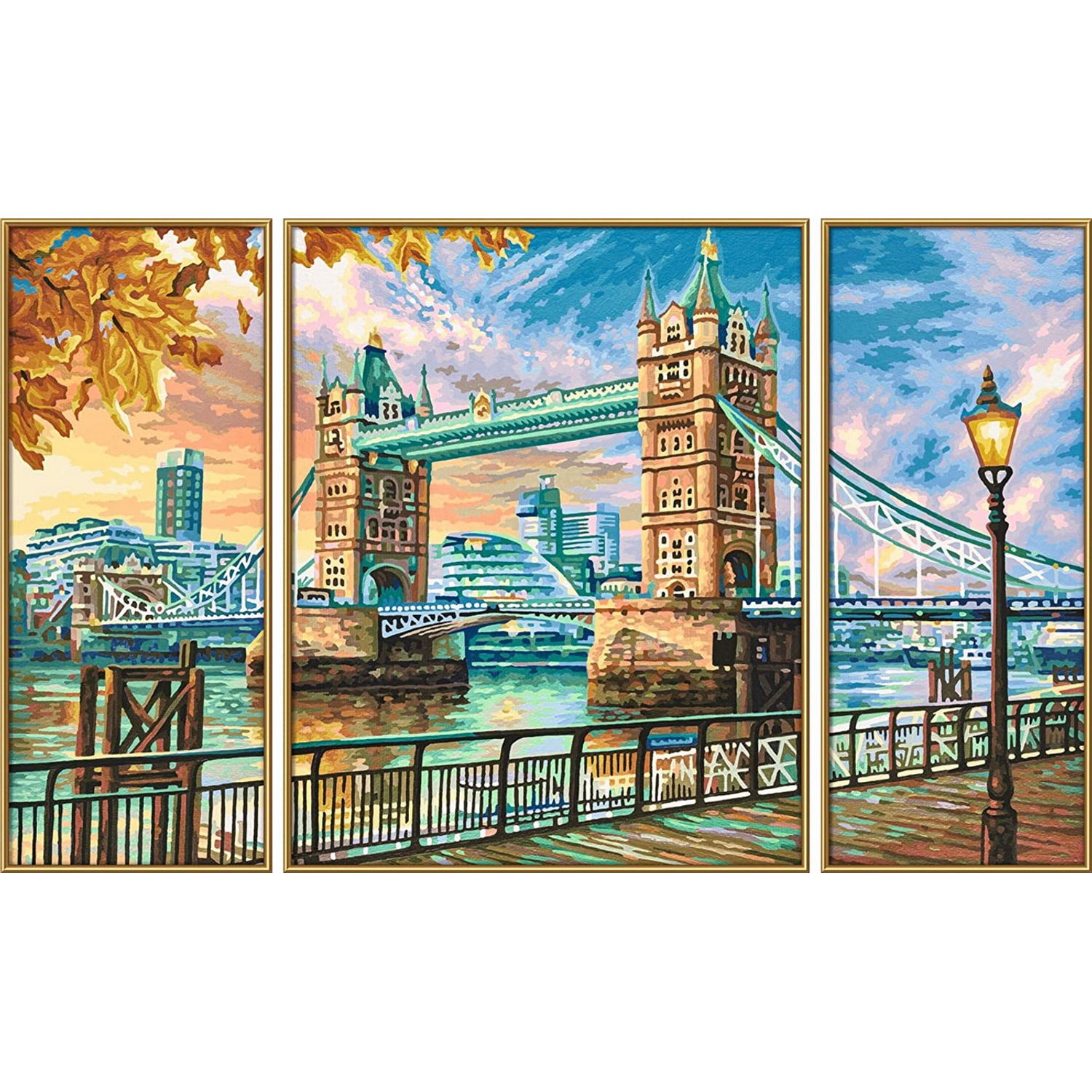 Kit Pictura Pe Numere Schipper Podul Tower, 3 Tablouri fotografia produsului View 2 L