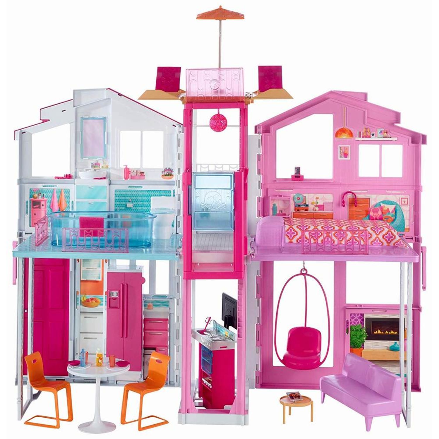 Casa Barbie Fabuloasa Cu 3 Etaje fotografia produsului View 2 L