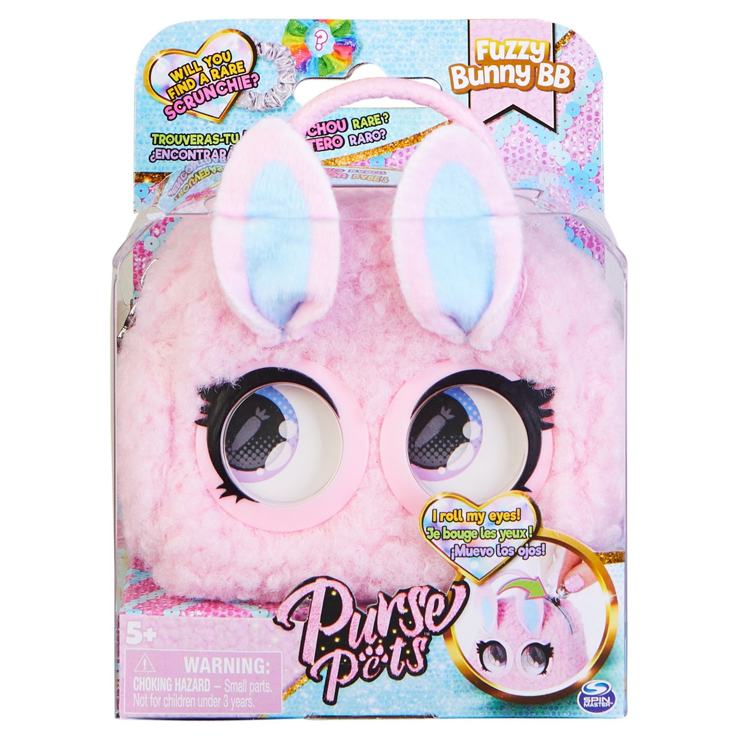 Purse Pets Gentuta Micro Iepuras Roz fotografia produsului