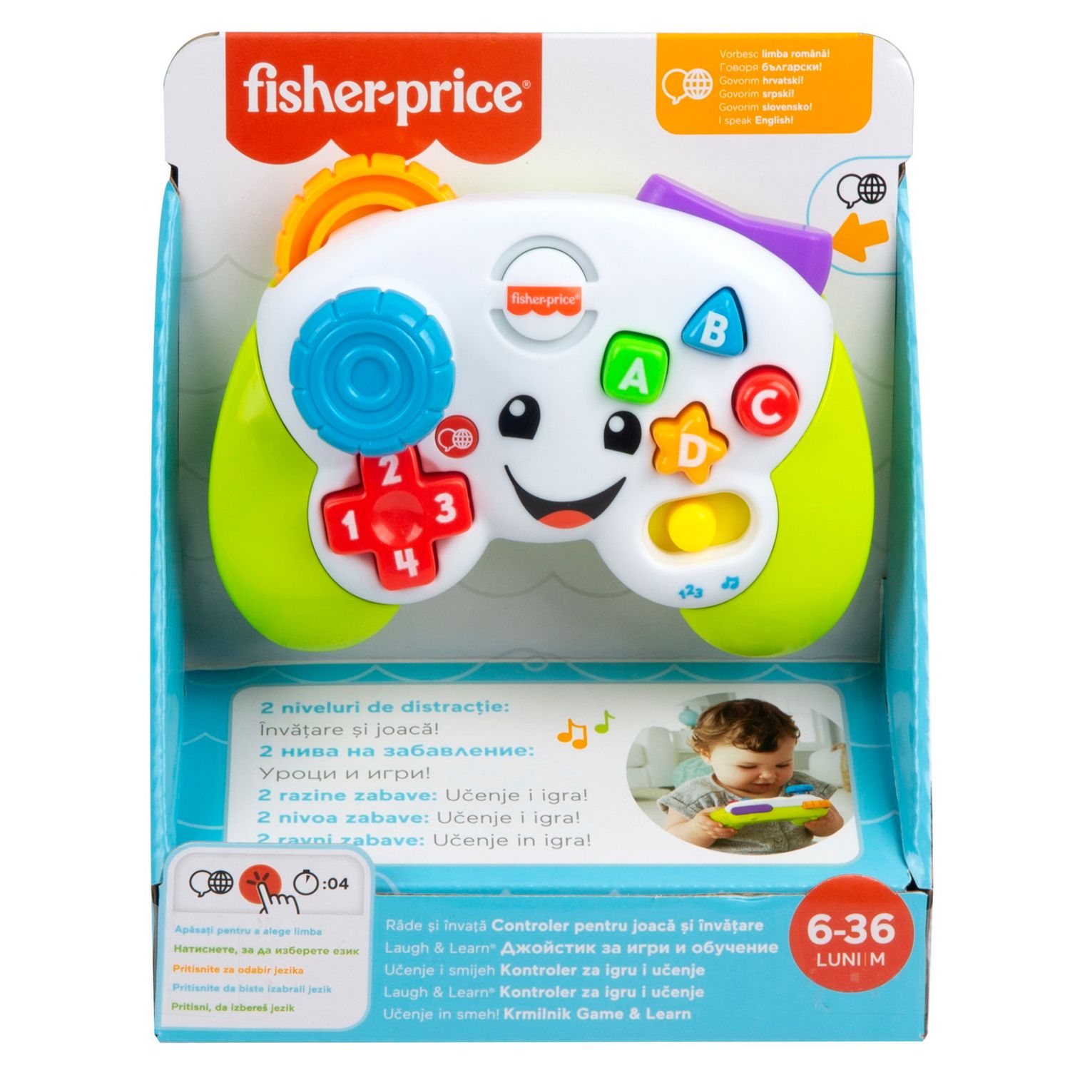Fisher Price Controller Interactiv In Limba Romana fotografia produsului