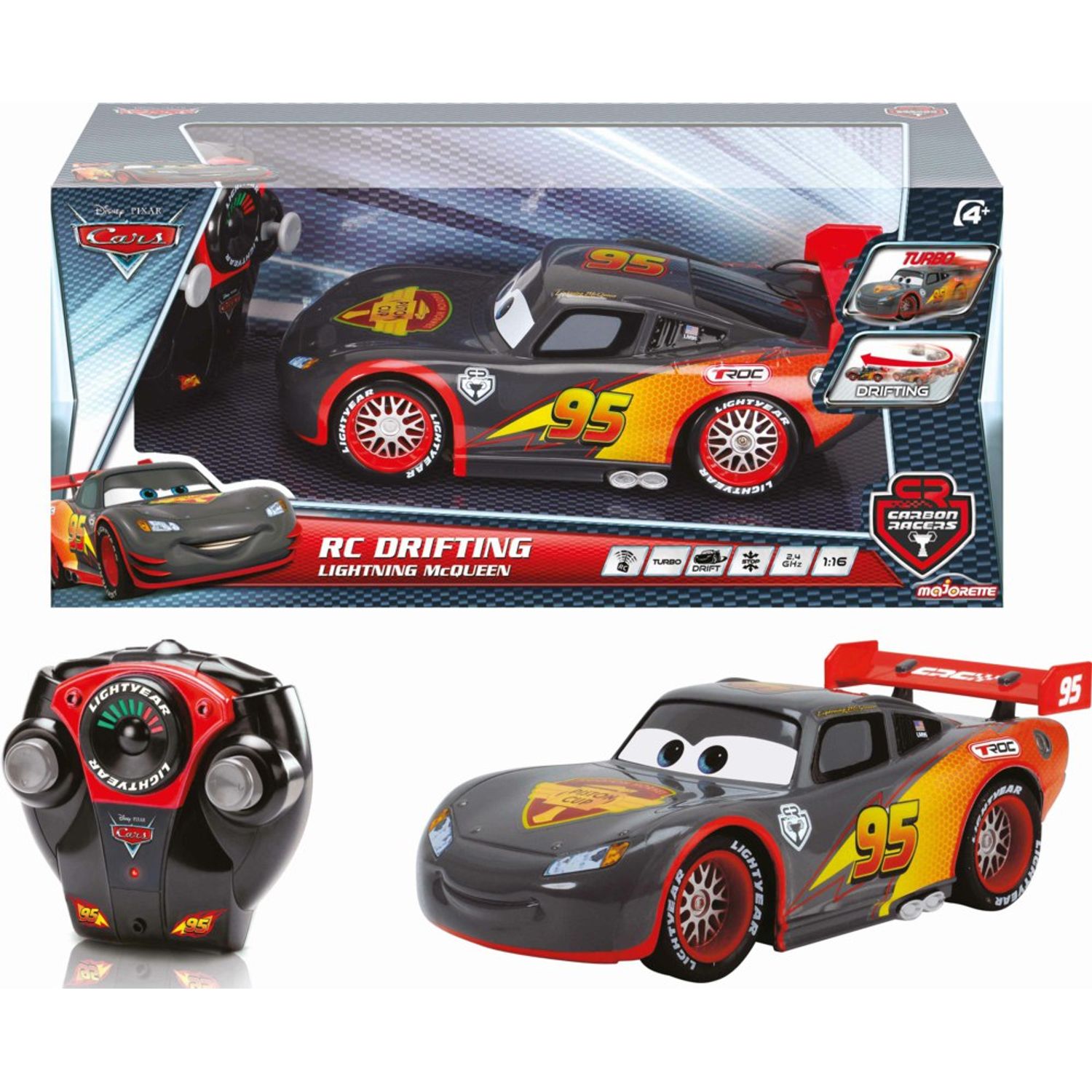 Rc Carbon Drifting Lighting Mcqueen fotografia produsului View 2 L