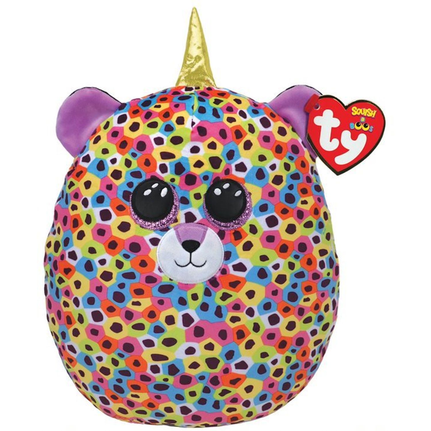 Plus Ty Squish Leopard Giselle 30Cm fotografia produsului