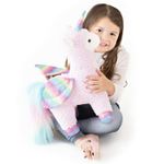Lamacorn Cu Aripioare Curcubeu 40Cm fotografia produsului View 2 S