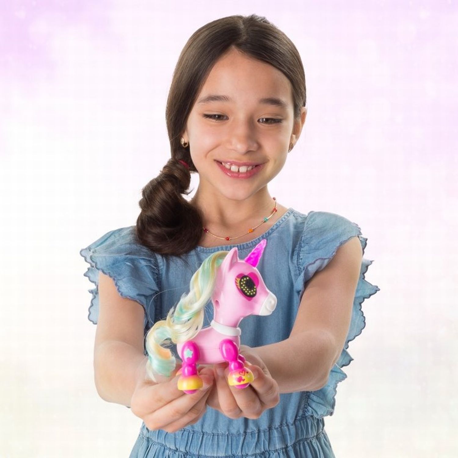 Unicorn Interactiv Zoomer Zupps Charm fotografia produsului View 3 L