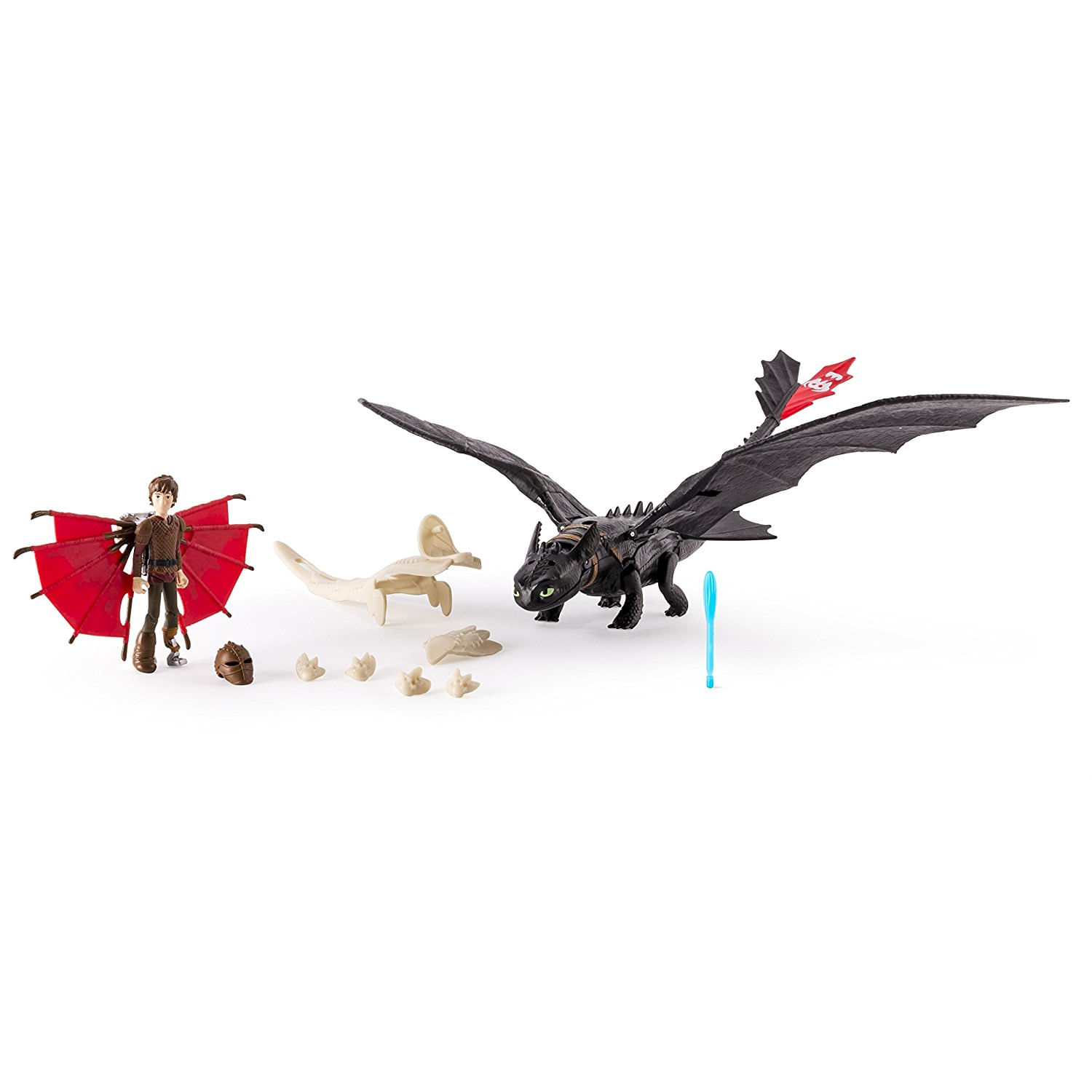 Set Dragon Cu Armura Toothless And Hiccup fotografia produsului