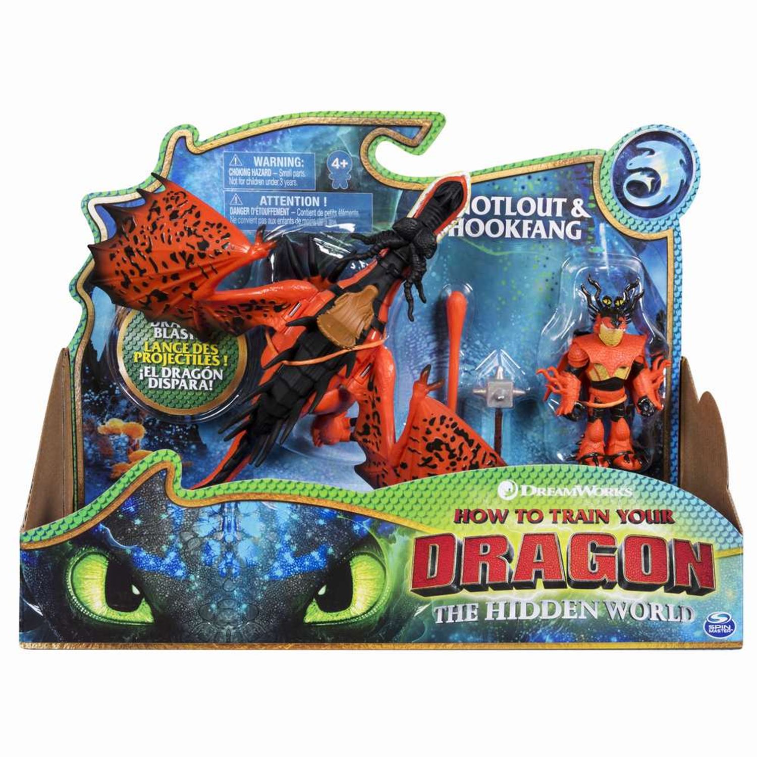 Dragons 3 Hookfang Si Viking Snotlout fotografia produsului
