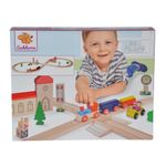 Eichhorn Set Tren Si Figurina Cu 8 Sine fotografia produsului