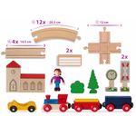 Eichhorn Set Tren Si Figurina Cu 8 Sine fotografia produsului View 6 S