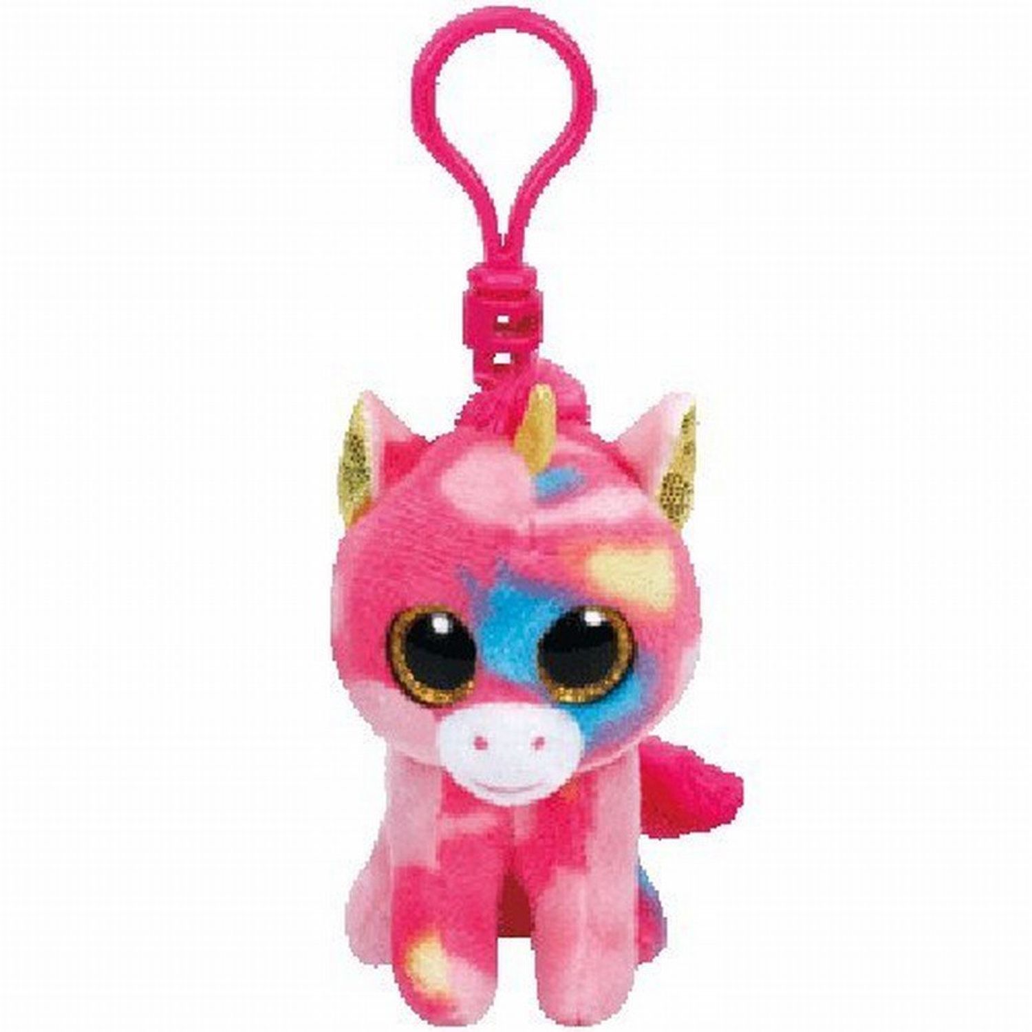 Plus Breloc Ty 8.5Cm Boos Unicorn Multicolor fotografia produsului