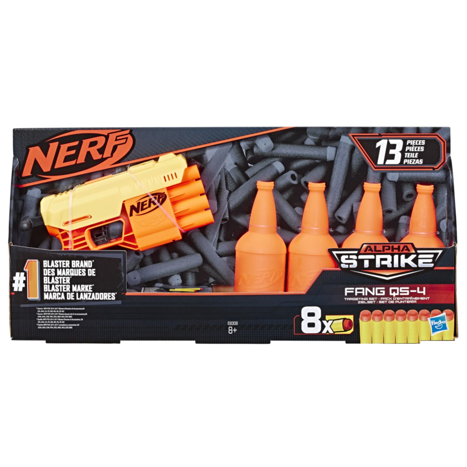 Blaster Nerf Alpha Strike Fang Qs 4 Cu Tinte fotografia produsului