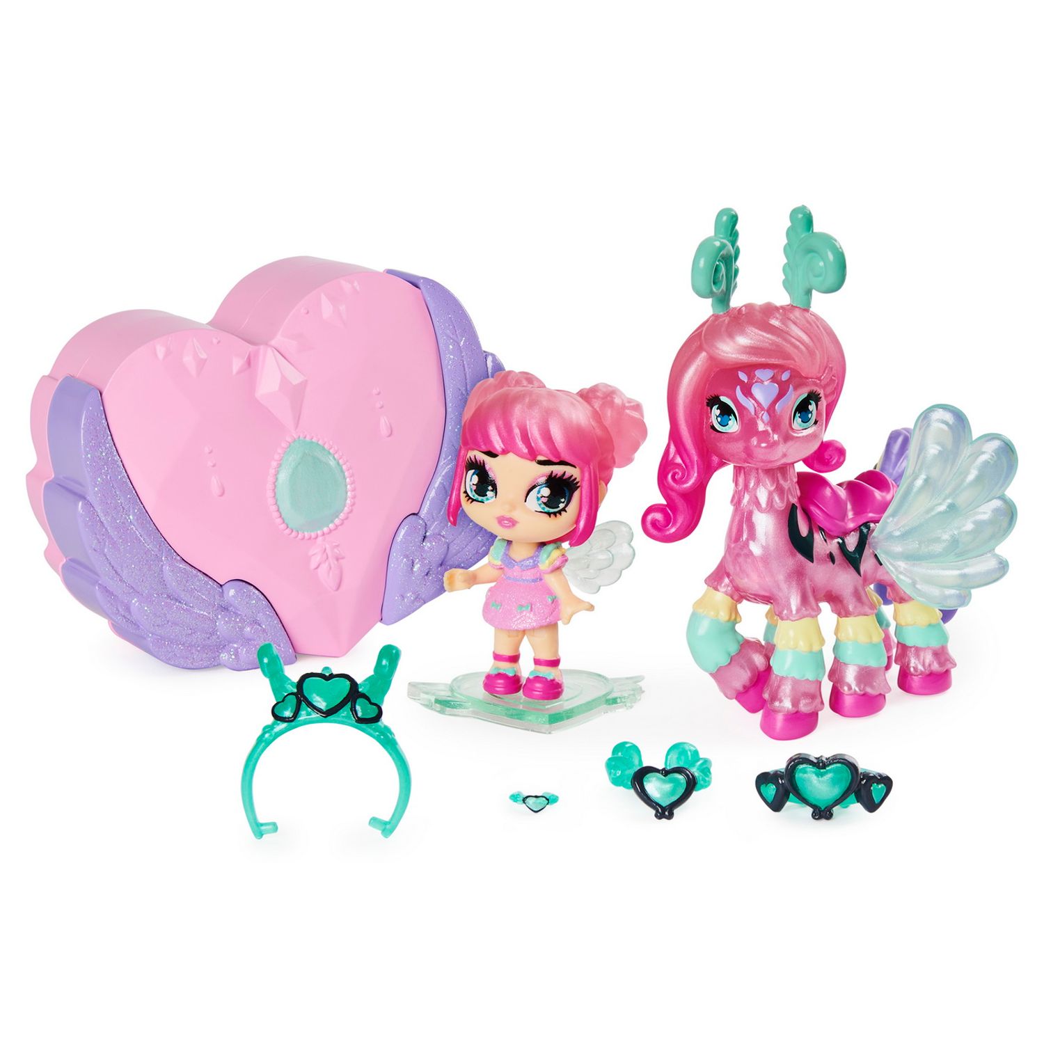 Pixie Creatura Fantastica Papusica Cu Unicornul Roz fotografia produsului View 2 L