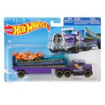 Set Camion Si Masina Sport Hot Wheels Rumble Road fotografia produsului