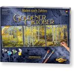 Kit Pictura Pe Numere Schipper Octombrie De Aur, 3 Tablouri fotografia produsului