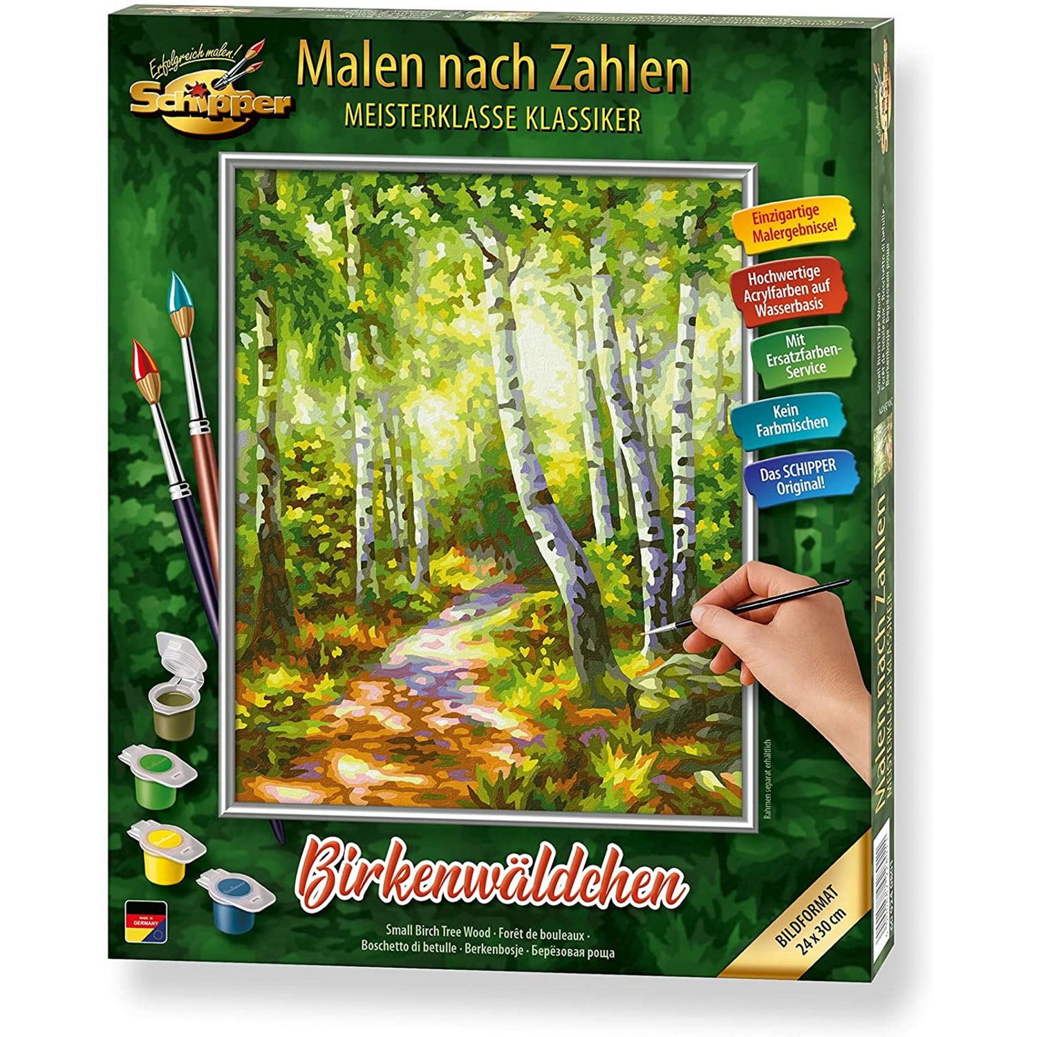 Kit Pictura Pe Numere Schipper Lemn De Mesteacan fotografia produsului