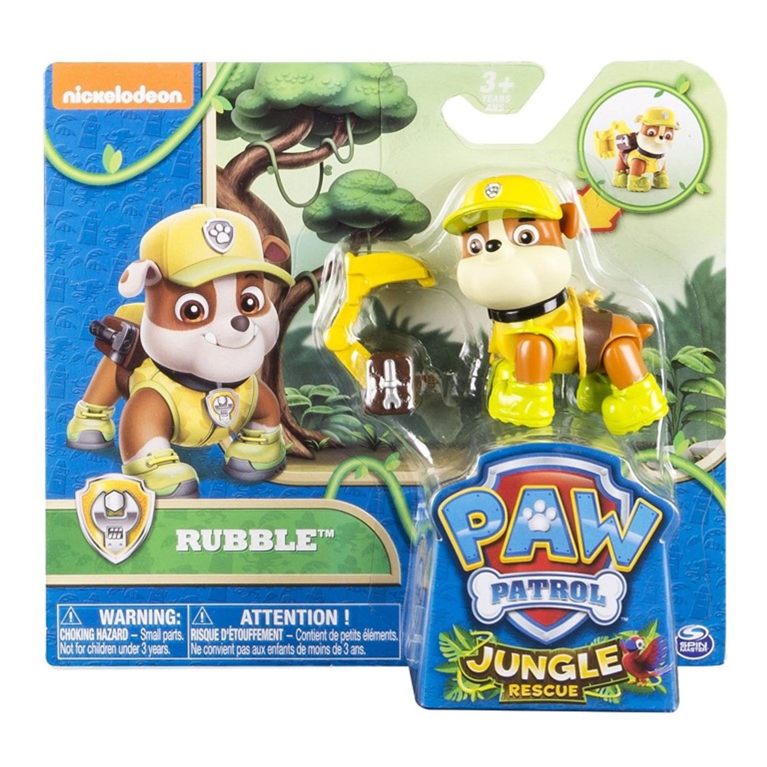 Figurina Paw Patrol Jungle Rescue Rubble fotografia produsului View 2 L