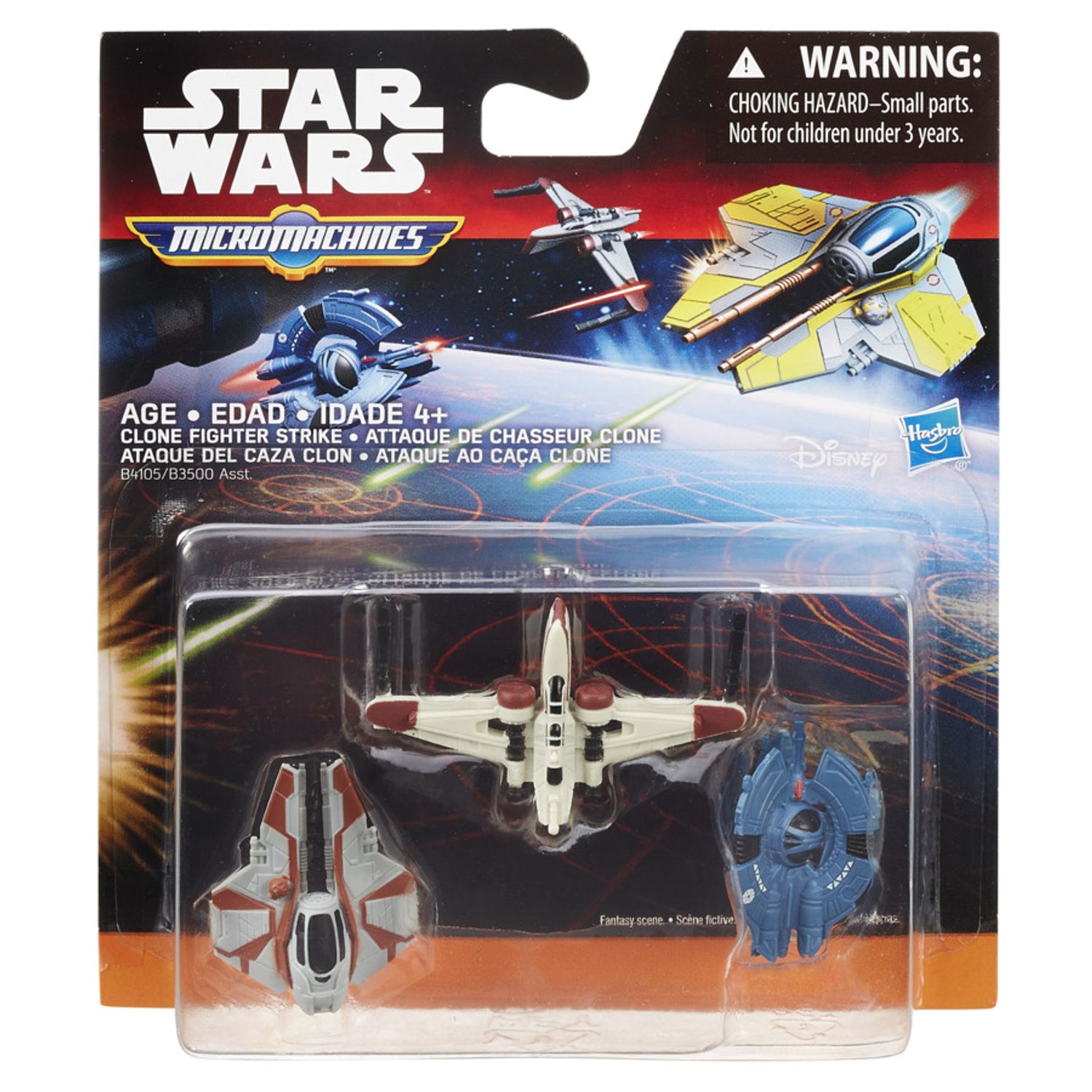 Set 3 Figurine Micromachines Episodul Vii Clone Fighter fotografia produsului