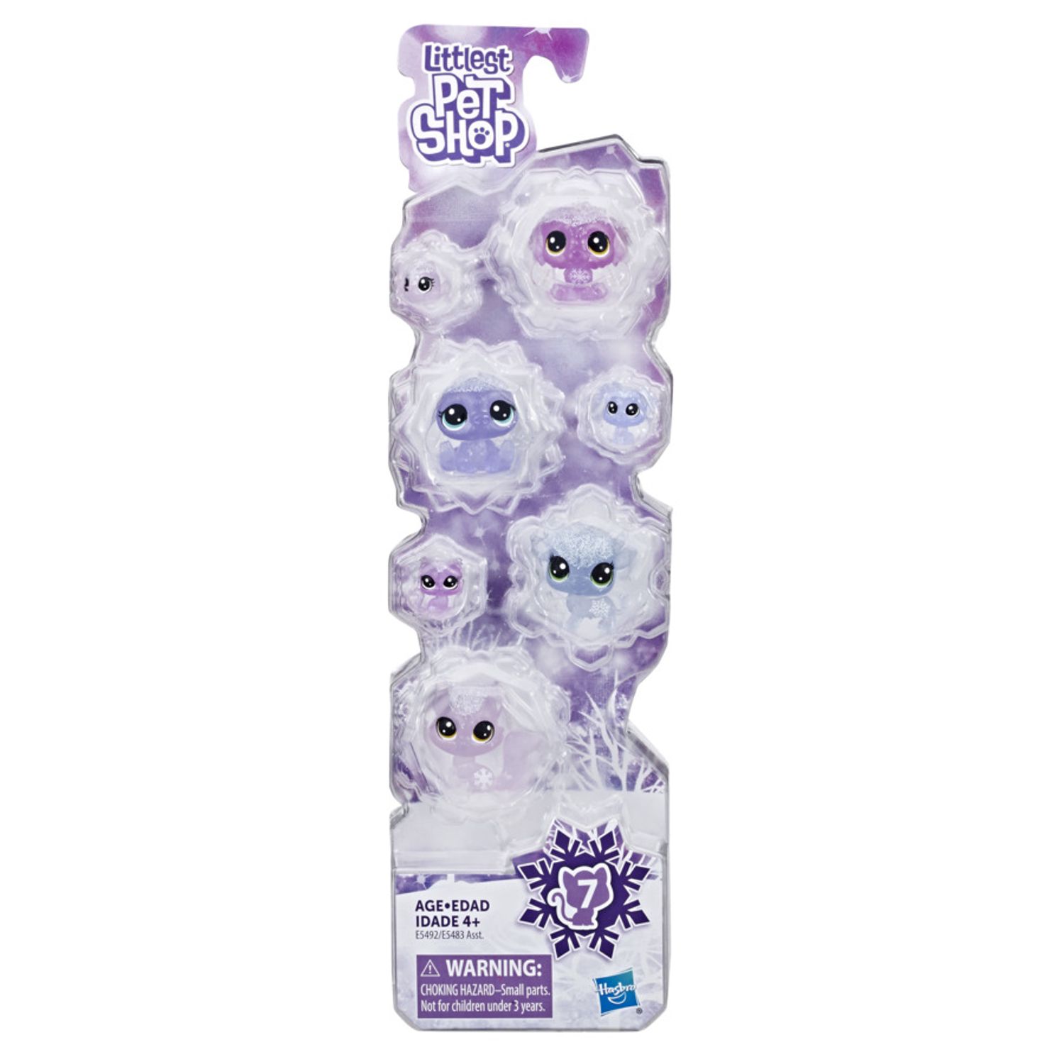 Lps Set 7 Animalute Tinutul Inghetat Mov fotografia produsului