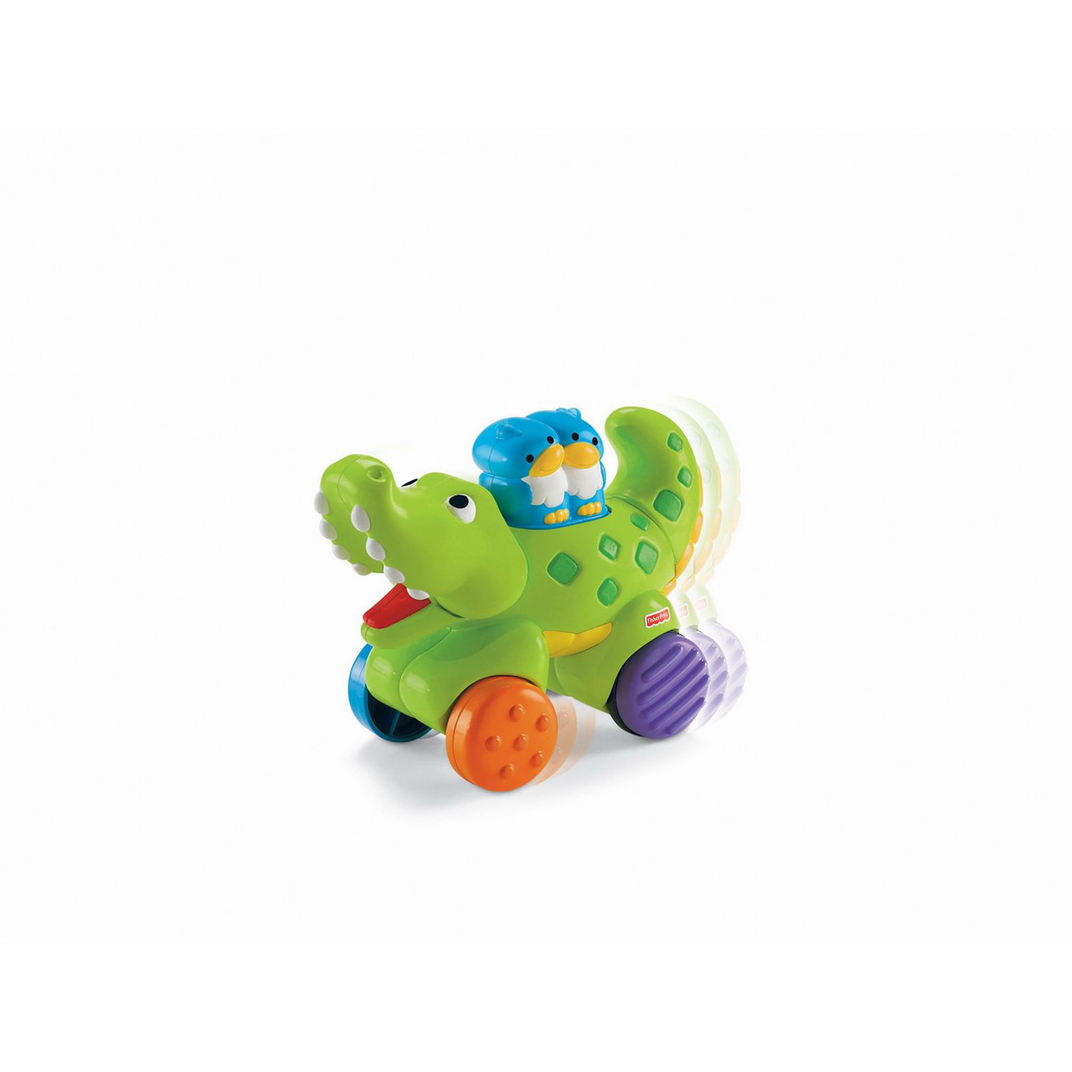 Fisher Price Jucarie Bebe Crocodil Press And Go fotografia produsului View 4 L