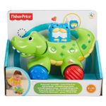 Fisher Price Jucarie Bebe Crocodil Press And Go fotografia produsului