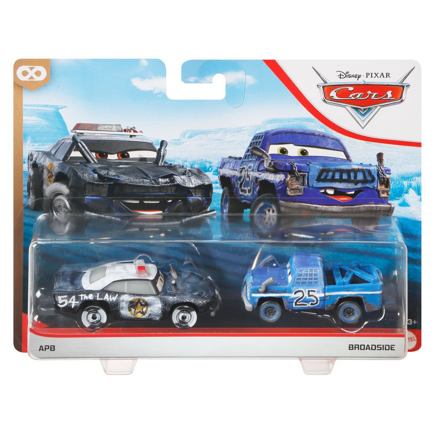 Cars3 Set 2 Masinute Metalice Apb Si Broadside fotografia produsului