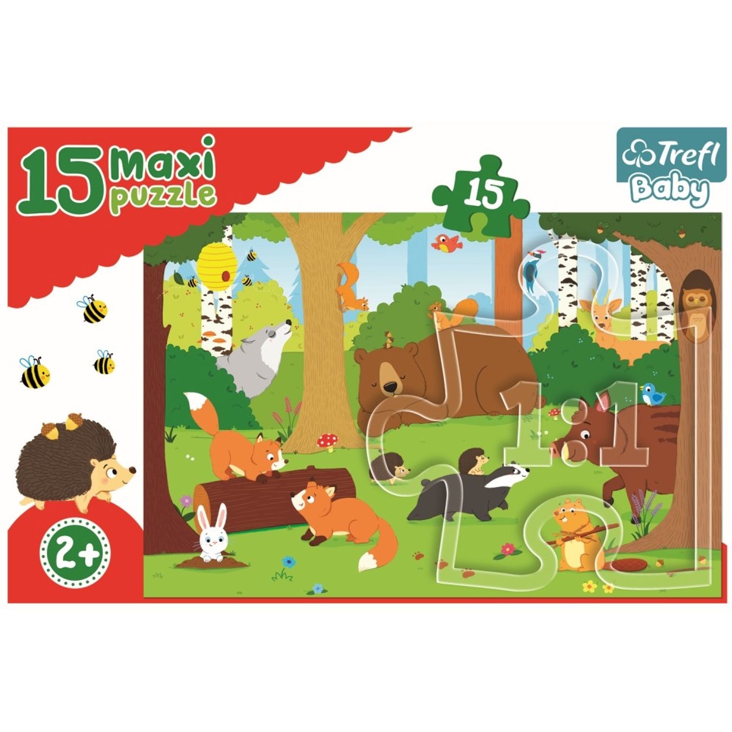 Puzzle Trefl 15 Maxi Animale Salbatice fotografia produsului View 3 L