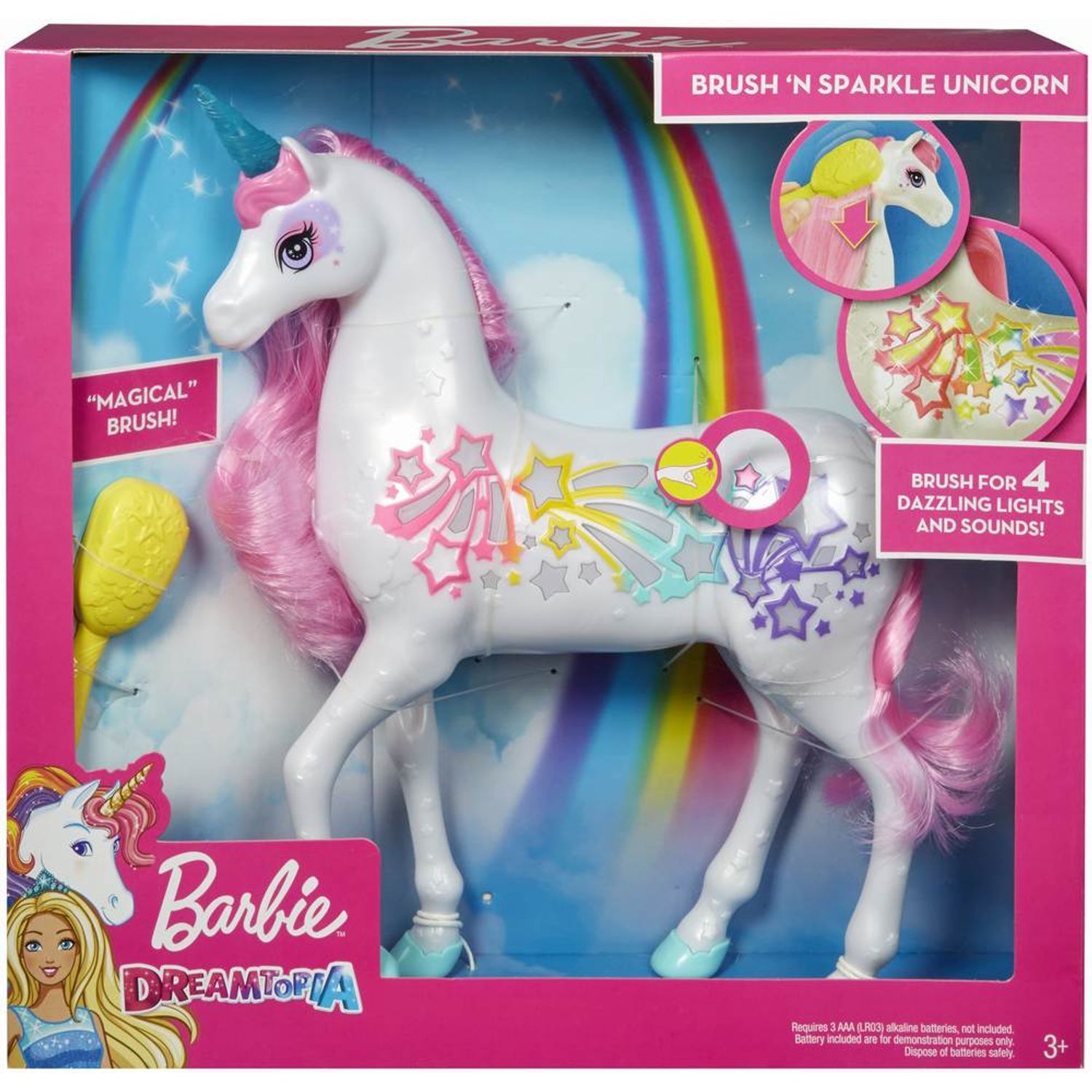 Barbie Dreamtopia Unicorn Cu Lumini Si Sunete fotografia produsului