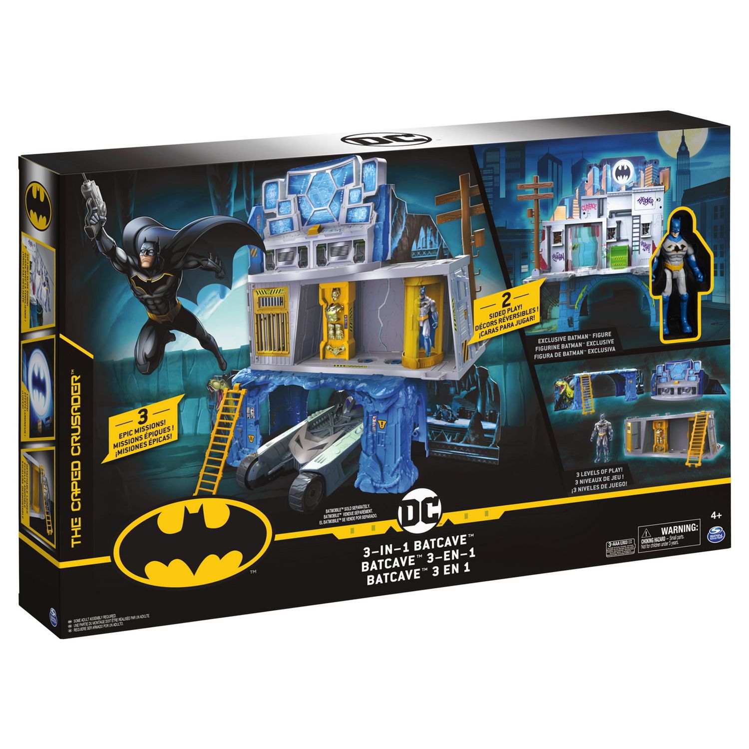 Batman Set De Joaca 3 In 1 Batcave fotografia produsului View 7 L