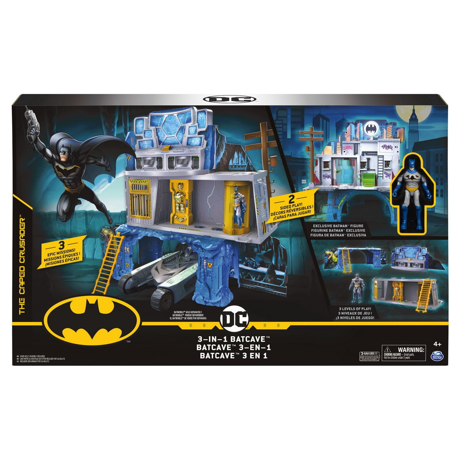 Batman Set De Joaca 3 In 1 Batcave fotografia produsului