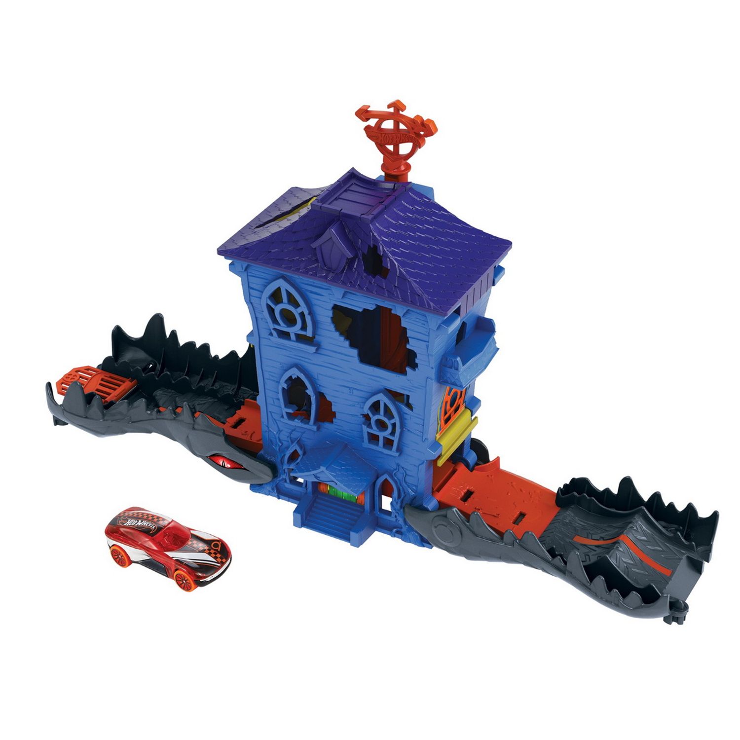 City Cursa Cu Obstacol Hot Wheels Atacul Conacului Crocodilului fotografia produsului View 4 L