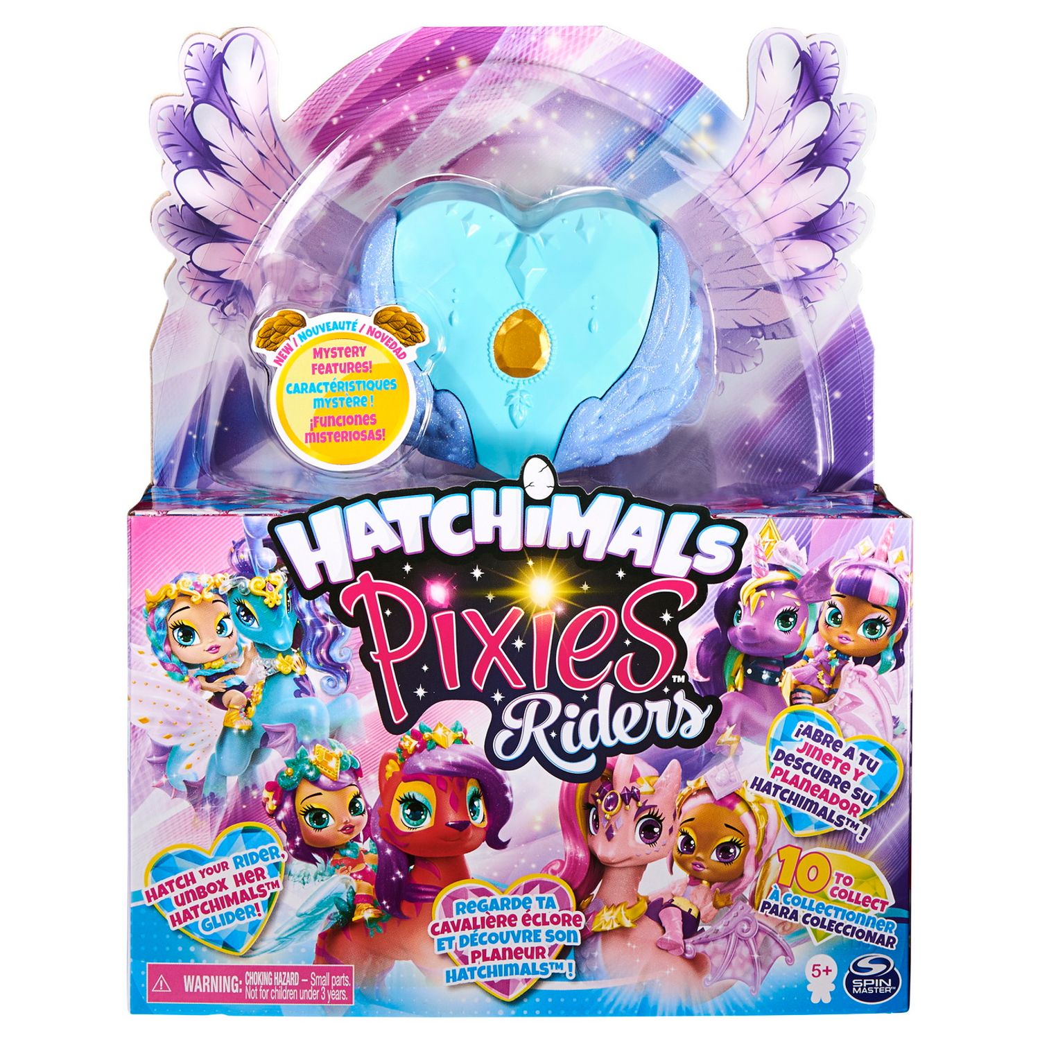 Pixie Creatura Fantastica Papusica Cu Unicornul Albastru fotografia produsului