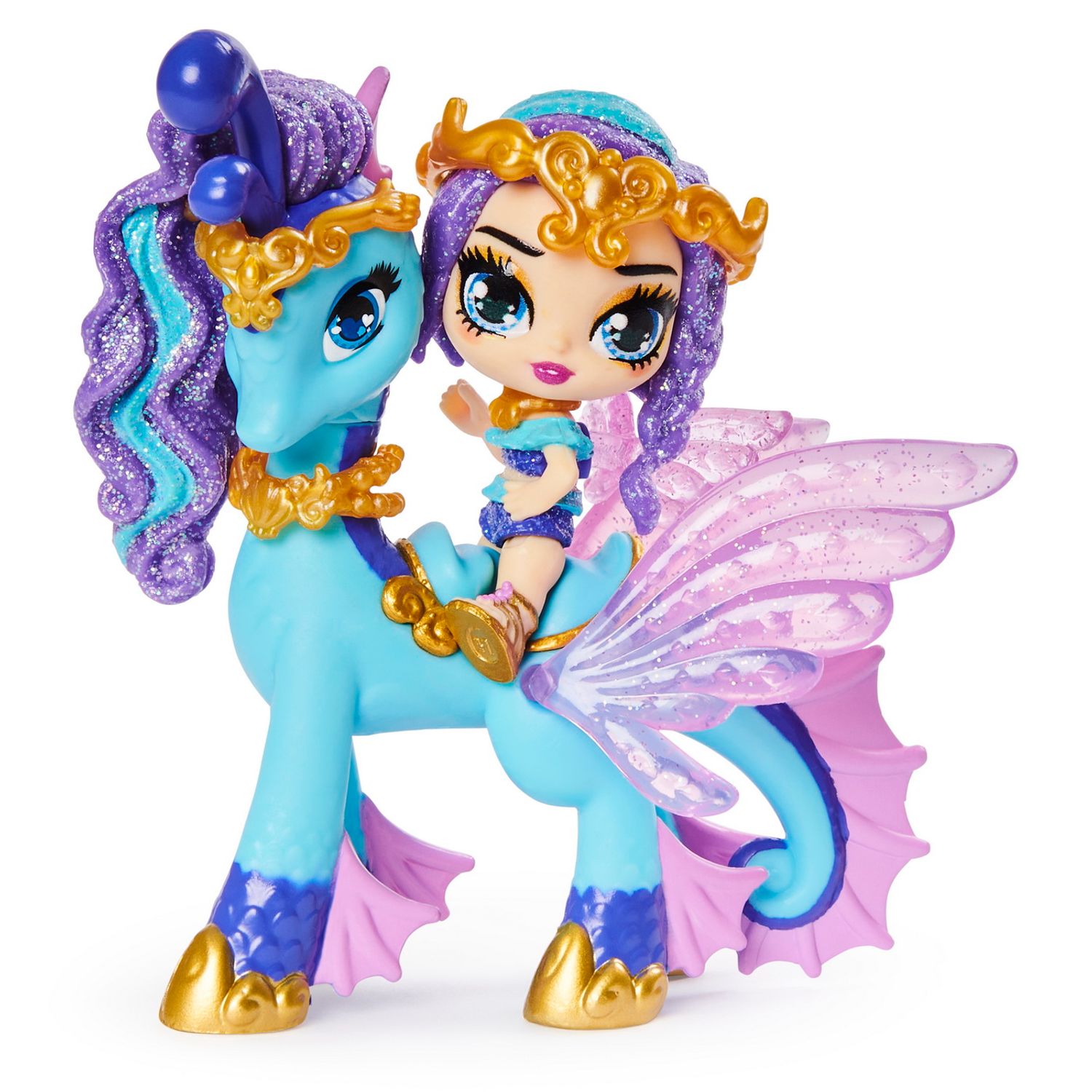 Pixie Creatura Fantastica Papusica Cu Unicornul Albastru fotografia produsului View 5 L
