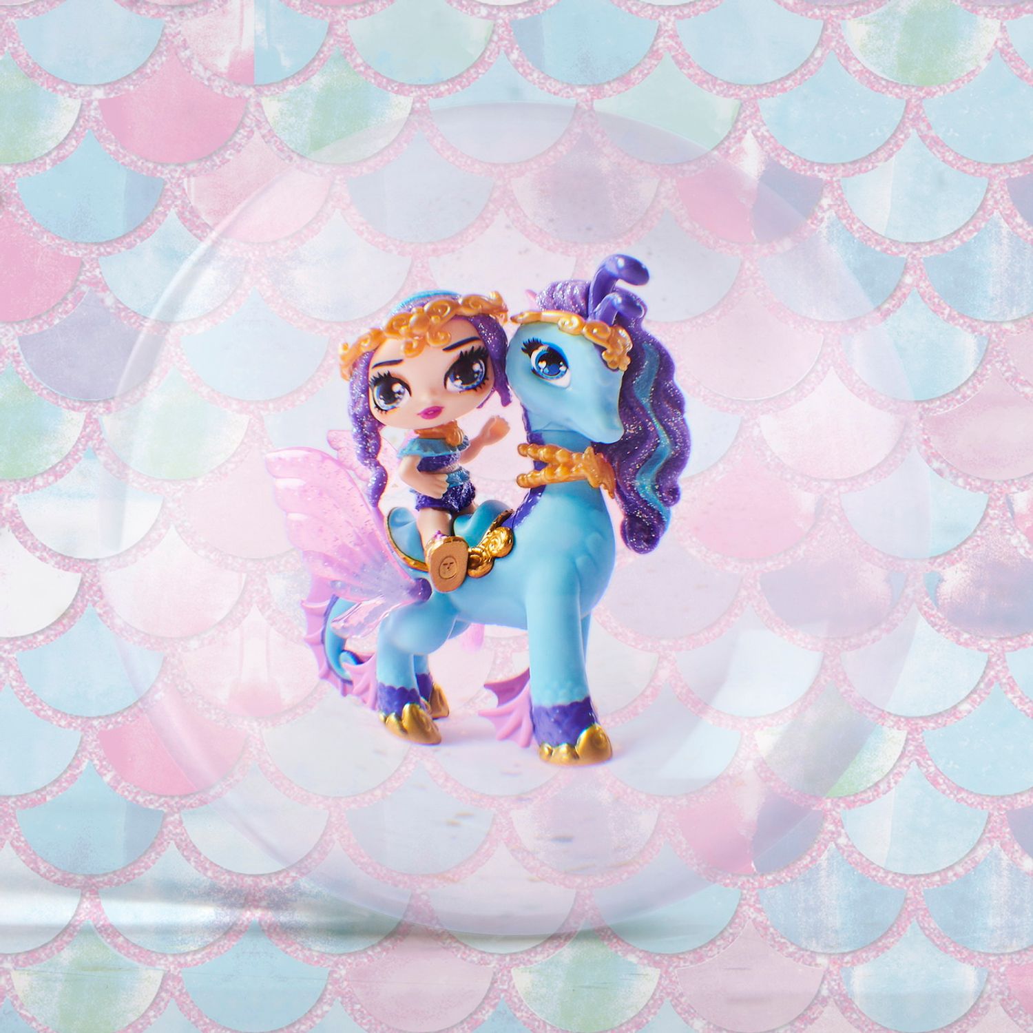 Pixie Creatura Fantastica Papusica Cu Unicornul Albastru fotografia produsului View 8 L