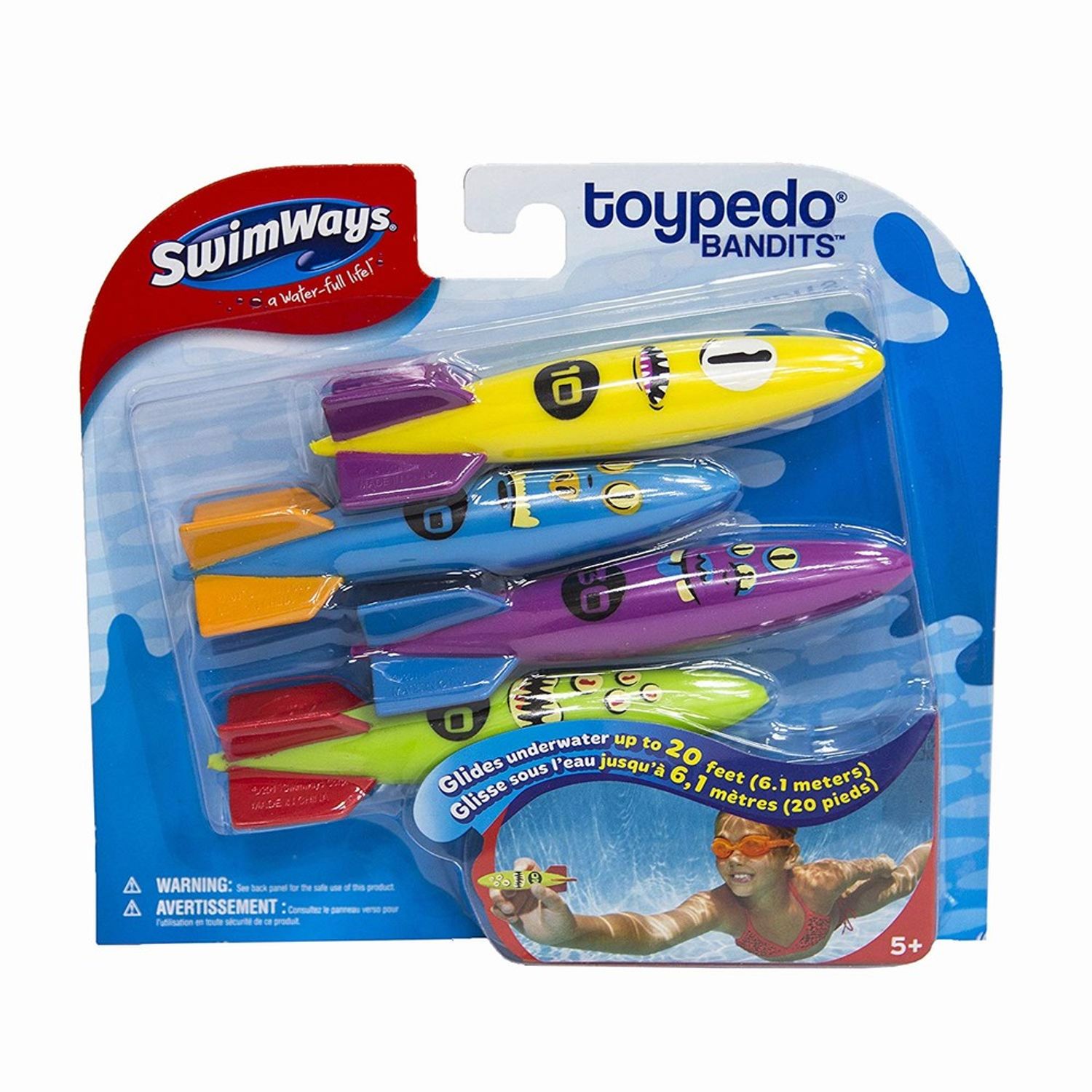 Swimways Toypedo Bandits Torpile Subacvatice fotografia produsului