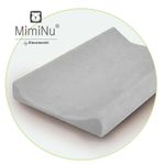 MimiNu - Husa universala pentru saltea de infasat, Din Terry, Grey fotografia produsului