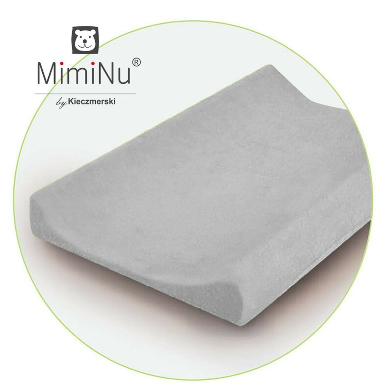 MimiNu - Husa universala pentru saltea de infasat, Din Terry, Grey fotografia produsului