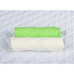 BabyNeeds - Set 2 cearceafuri cu elastic 140x70 cm, Verde+Alb fotografia produsului