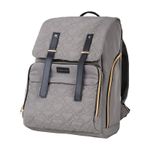 Rucsac pentru mamici, Gold, Cu multiple compartimente si salteluta de schimbat, FreeON, 30 x 22 x 42 cm, Grey fotografia produsului