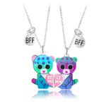 Set 2 lantisoare best friends cu pisici colorate fotografia produsului