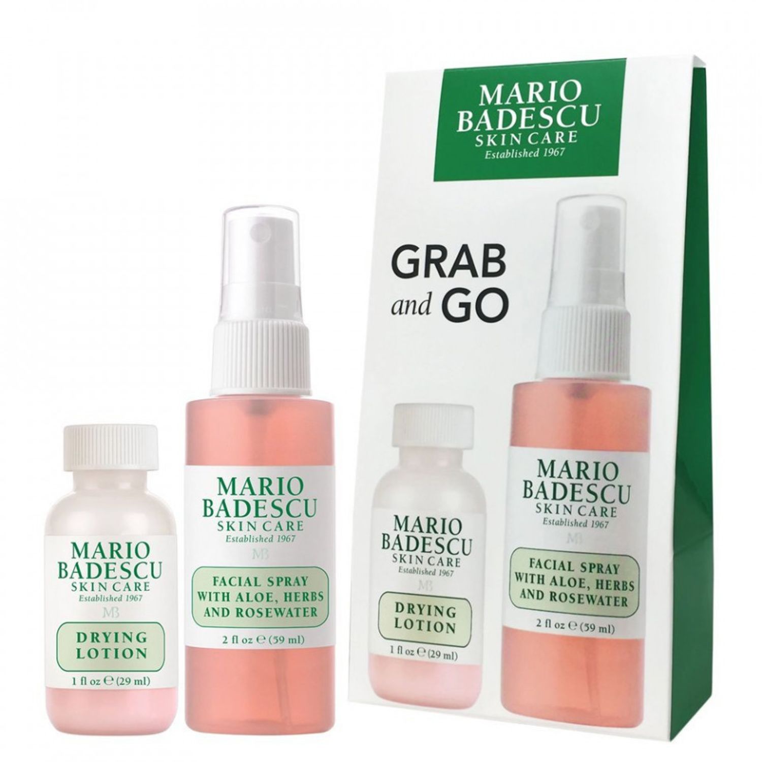 Set Cadou Mario Badescu Grab and Go Duo fotografia produsului