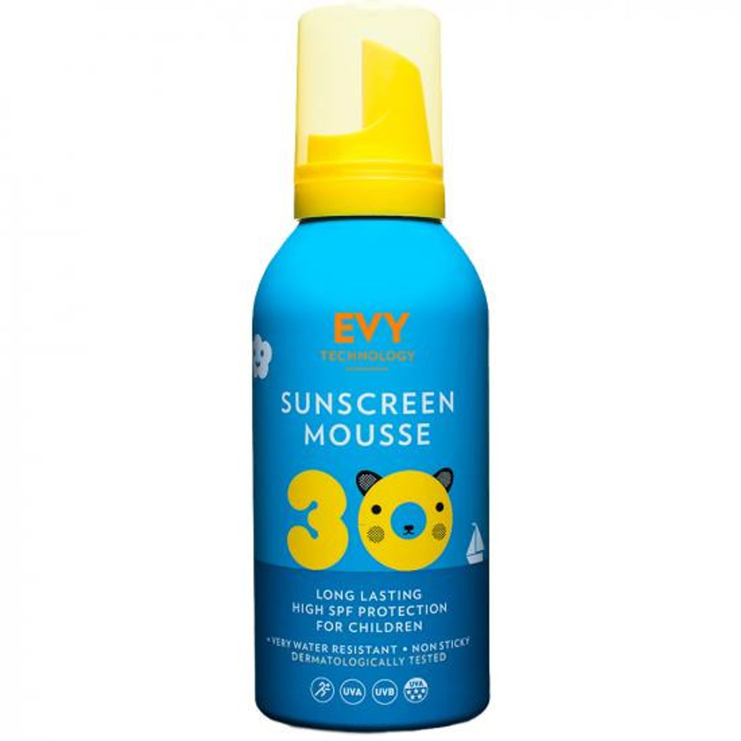 Spuma de fata si corp pentru copii Evy Technology SPF 30, 150 ml fotografia produsului